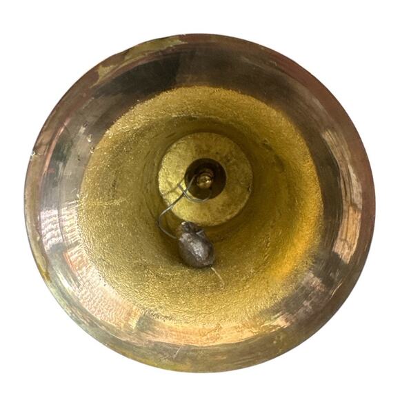 Vintage Teacher Delicate Tall Brass Bell - Picture 5 of 8